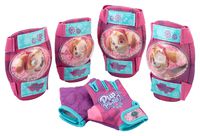 Paw Patrol Toddler and Kids Bike Elbow/Knee Pads and Gloves, Pink Dog