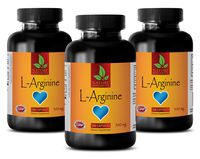 Nitric Oxide boosters - L-ARGININE 500MG - Arginine Cardio - 3 Bottle (300 Capsules)