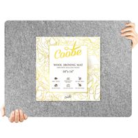 18" X 14" Wool Pressing Mat for Quilting - 100% New Zealand Wool Ironing Pad, Portable Plus, Perfect for All Ironing Station