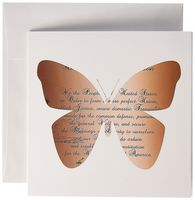 3dRose We the people American Constitution Butterfly - Greeting Cards, 6 x 6 inches, set of 6 (gc_110461_1)