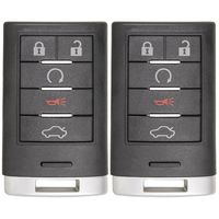 Keyless2Go Replacement Proximity Smart Keyless Remote Fob 5 Button for M3N5WY7777A - 2 Pack