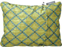 Therm-a-Rest Compressible Travel Pillow for Camping, Backpacking, Airplanes and Road Trips, Lichen, Small - 12 x 16 Inches