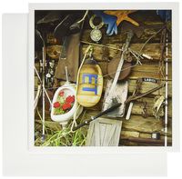 3dRose Fishing village home, Homer, Alaska - US02 JGI0035 - Jerry Ginsberg - Greeting Cards, 6 x 6 inches, set of 12 (gc_87514_2)