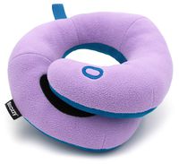 BCOZZY Kids Chin Supporting Travel Pillow- Keeps The Child's Head from Bobbing up and Down in Car Rides- Comfortably Supports The Head, Neck and Chin in Any Sitting Position. Child Size, Lilac