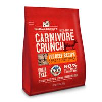 Stella & Chewy's Freeze-Dried Raw Carnivore Crunch Grass-Fed Beef Recipe Dog Treats, 3.25 oz bag