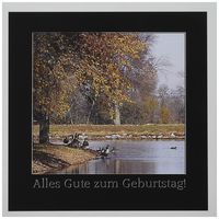3dRose At the Lake, Alles Gute zum Geburtstag, Happy Birthday in German - Greeting Cards, 6 x 6 inches, set of 12 (gc_43344_2)