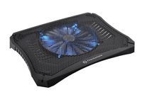Thermaltake Massive V20 Steel Mesh Panel Single 200mm Blue LED Fan Adjustable Speed Control 10"-17" Laptop Notebook Cooling Pad CL-N004-PL20BL-A