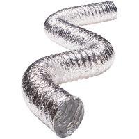 Deflecto Flexible Foil Dryer Transition Duct, 4" x 5', (F0405B/4)