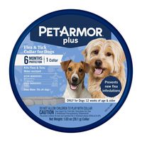PetArmor Plus Flea & Tick Collar for Dogs, 1ct (one Size fits All)