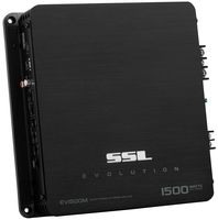 Sound Storm EV1500M Evolution 1500 Watt, 2 Ohm Stable Class A/B, Monoblock, MOSFET Car Amplifier with Remote Subwoofer Control