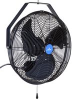 iLIVING ILG8E18-15 Wall Mount Outdoor Waterproof Fan, 18", Black