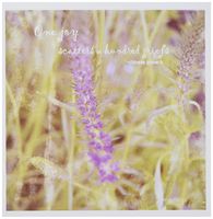 3dRose Vintage Purple Flower Grief Quote Flowers Sympathy - Greeting Cards, 6 x 6 inches, set of 12 (gc_29440_2)