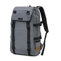 Backpack for Men,Vaschy Casual High School Backpack fits 15 in Laptop Black (Gray)