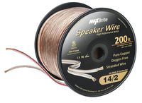 High Performance 14 Gauge Speaker Wire, Oxygen Free Pure Copper - UL Listed Class 2 (200 Feet Spool)