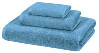 AmazonBasics 3 Piece Cotton Quick-Dry Bath Towel Set - Lake Blue