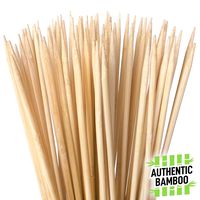 Authentic Bamboo Marshmallow Roasting Sticks, Perfect for S'Mores, Includes 40 Extra Long 30" Bamboo Skewers with 5mm Heavy Duty Thickness, Ideal for Grilling Hot Dogs, Kebabs & More - by Zulay