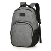 ASPENSPORT School Backpack fit 15.6 inch Laptop - Water Repellent Lightweight Durable - Casual Daypack with Bottle Side pockets 20L Light Grey