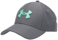 Under Armour mens Blitzing 3.0 Cap Pitch Gray (013)/Vapor Green Small/Medium