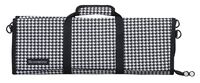 Messermeister 12-Pocket Heavy Duty Nylon Padded Knife Roll, Luggage Grade and Water Resistant, Houndstooth