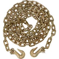 2 pack 5/16" x 20' G70 Tow Chain Binder Tie Down Flatbed Truck Trailer Chain