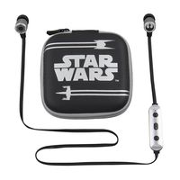 Star Wars Bluetooth Wireless Earbuds and Travel Case with Hands Free Calling and Adjustable Volume Control