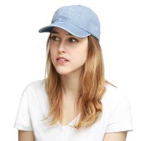 THE HAT DEPOT 300N Washed Cotton Low Profile Denim Baseball Cap (Denim Blue), One Size