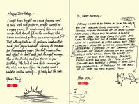 Quiplip Handwritten Yours Truly Birthday Cards, 6-Pack (YT01046PCK)