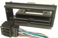 Dash kit and Wire Harness for Installing a New Single Din Radio into a Cadillac Coupe DEVILLE (1984-1987), DEVILLE (1984-1987) Oldsmobile Ninety-Eight 98 (1978-1988)