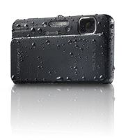 Sony Cyber-Shot DSC-TX10 16.2 MP Waterproof Digital Still Camera with Exmor R CMOS Sensor, 3D Sweep Panorama and Full HD 1080/60i Video (Black)