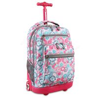 J World New York Sundance Rolling Backpack, Blue Raspberry, One Size