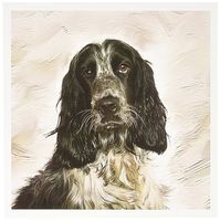 3dRose English Springer Spaniel - Greeting Cards, 6 x 6 inches, set of 6 (gc_3963_1)