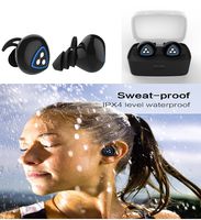 USBuyForLess Wireless Dual Earbuds, 900S+ True Wireless Stereo Bluetooth Headphones Cordless Earphones Sweatproof in-Ear Headset with Mic