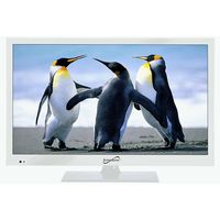 Supersonic SC-1511 White 15.6" 1080p LED Widescreen HDTV with HDMI & USB Input