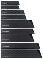 ExecuChef Professional Knife Edge Guards | 9 Piece Universal Blade Covers | Extra Strength, ABS Plastic and Felt Lining that's BPA-Free, Non-Toxic and Food Safe