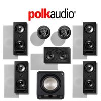 Polk Audio 265LS 7.1-Ch Vanishing Series in-Wall/in-Ceiling Home Theater System (265-LS + 255C-LS + 90-RT + HTS12)