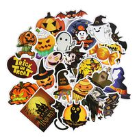 Halloween Stickers Halloween Decals 25 Pcs for Laptops Cars Motorcycle Portable Luggages Ipad Waterproof Sunlight-Proof