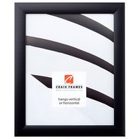 Craig Frames 1WB3BK 20 by 30-Inch Wall Decor Frame, Smooth Finish, 1-Inch Wide, Matte Black