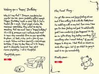 Quiplip Handwritten Yours Truly Birthday Cards, 6-Pack (YT11156PCK)