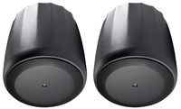JBL C67HC/T Narrow 75° Coverage High Ceiling Hanging Pendant Speaker, Black (sold as pair)