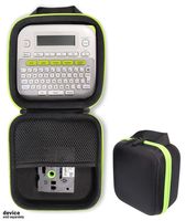 CaseSack Label Maker Case customized for Brother P-touch, PTD210, Easy-to-Use Label Maker, mesh pocket for the label tape, handle for easy carrying