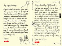 Quiplip Handwritten Yours Truly Birthday Cards, 6-Pack (YT08166PCK)