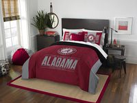 Officially Licensed NCAA Alabama Crimson Tide Modern Take Full/Queen Comforter and 2 Sham Set