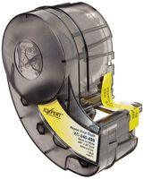 Brady XC-240-498 IDXPERT 19" Height, 0.24" Width, B-498 Repositionable Vinyl Cloth, Black On White Color Label