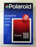 Polaroid Polacolor 108 instant film (2 pack, 10 exposures per pack)