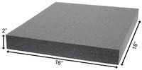 Case Club Customizable Polyethylene Foam 18 x 16 x 2.0 Inches