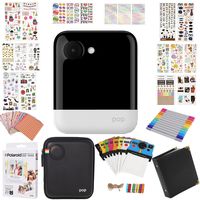Polaroid POP Instant Camera Gift Bundle + Zink Paper (20 Sheets) + 9 Unique Colorful Sticker Sets + Case + Markers + Hanging Frames + Photo Album + Accessories