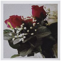 3dRose Red Roses Oil Painting - Greeting Cards, 6 x 6 inches, set of 12 (gc_14137_2)