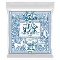 Ernie Ball Ernesto Palla Nylon Clear and Silver Classical Tie On Set