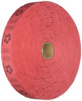 1 X 2000 Red Star Single Roll Consecutively Numbered Raffle Tickets