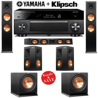Klipsch RP-280F 5.2 Reference Premiere Home Theater System with Yamaha RX-A1060BL 7.2-Ch Network A/V Receiver